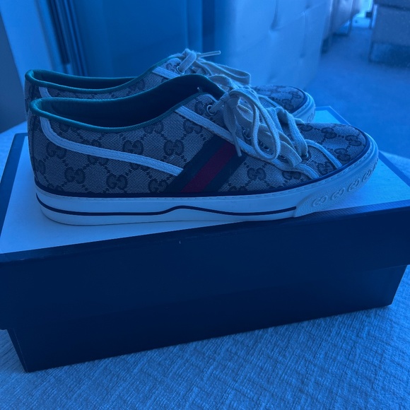 Gucci Tennis 1977 Cloth Trainers - Picture 1 of 3